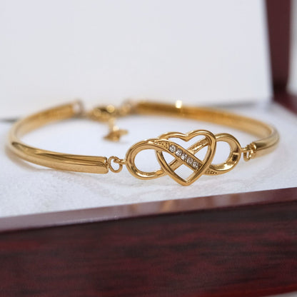 B5-T4- An Meine Enkeltochter - Armband Infinity