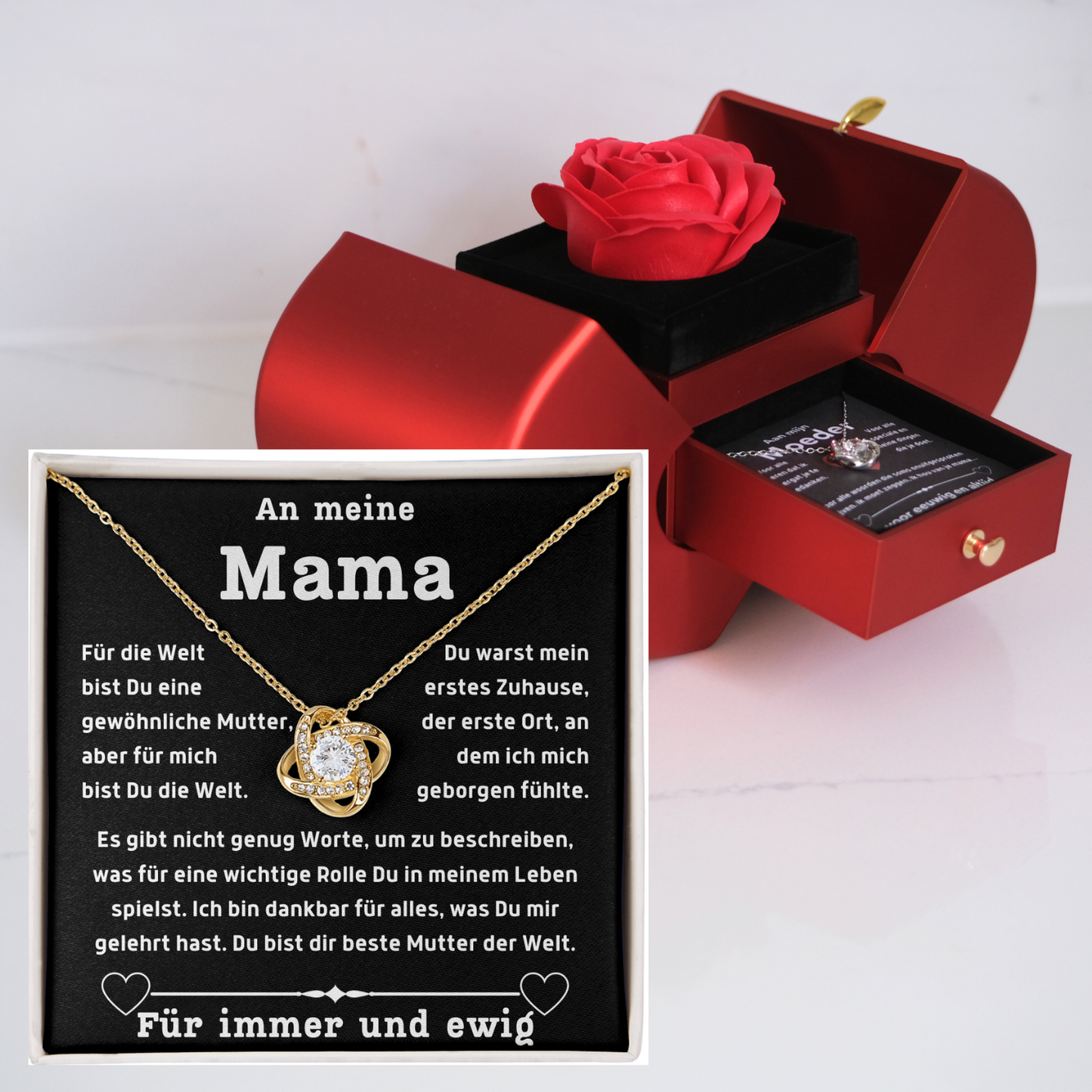 Ewige-rose-An Meine Mama - L1-T68-APPEL-BOX