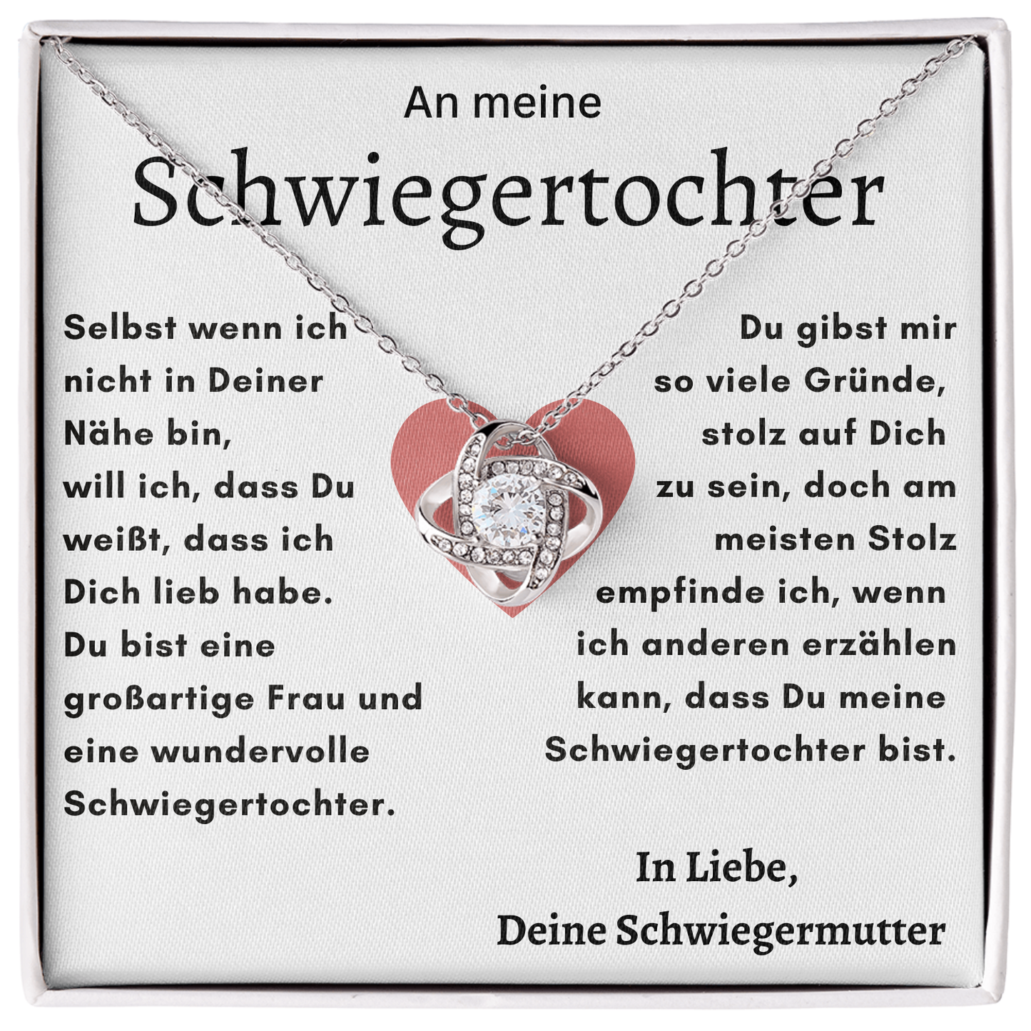 An meine Schwiegertochter- Kette- L1-T43