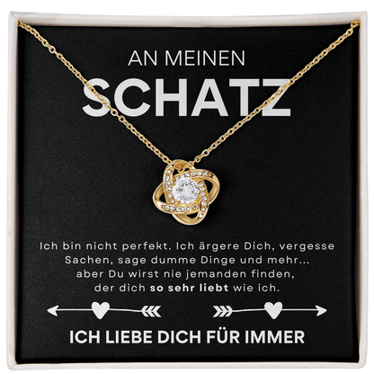 An meinen Schatz - Liefdesknoop Halsketting-L1-T11-NEW