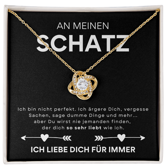 An meinen Schatz - Liefdesknoop Halsketting-L1-T11-NEW