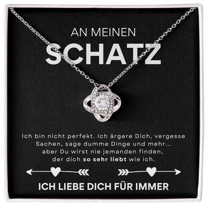 An meinen Schatz - Liefdesknoop Halsketting-L1-T11-NEW