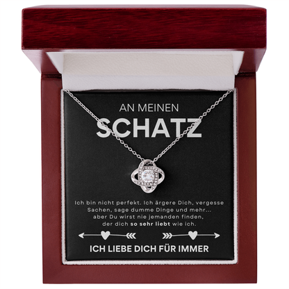 An meinen Schatz - Liefdesknoop Halsketting-L1-T11-NEW