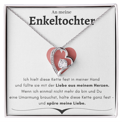An meine Enkeltochter-Forever-Love-Halskette- L2-T15