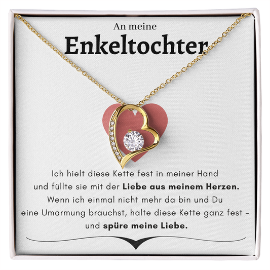An meine Enkeltochter-Forever-Love-Halskette- L2-T15