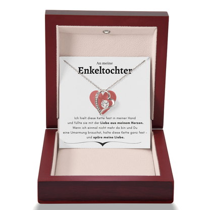 An meine Enkeltochter-Forever-Love-Halskette- L2-T15
