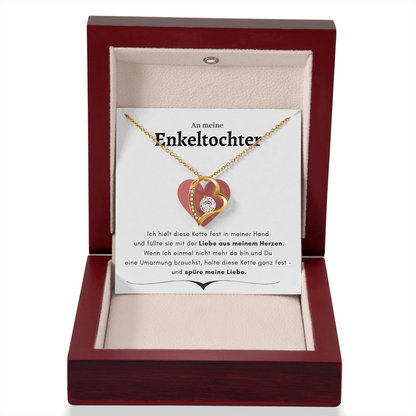 An meine Enkeltochter-Forever-Love-Halskette- L2-T15