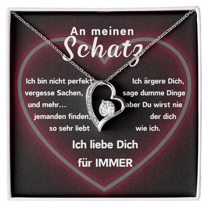 Ausführung Herz Halskette - AN MEINEN SCHATZ- L2-T12-NEW