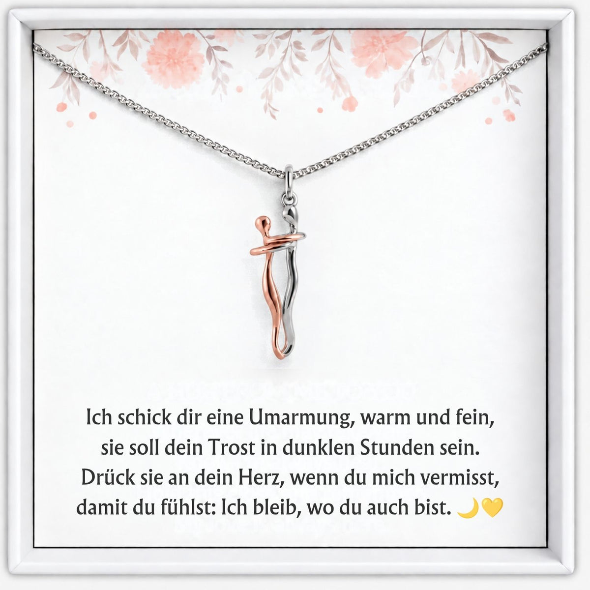 Knuffel Ketting rosé goud