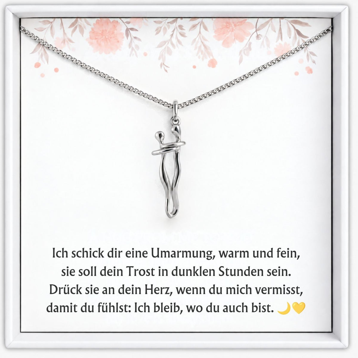 Knuffel Ketting zilver – productfoto