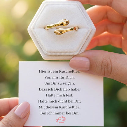 Knuffelring cadeau voor dochter, moeder of vriendin
