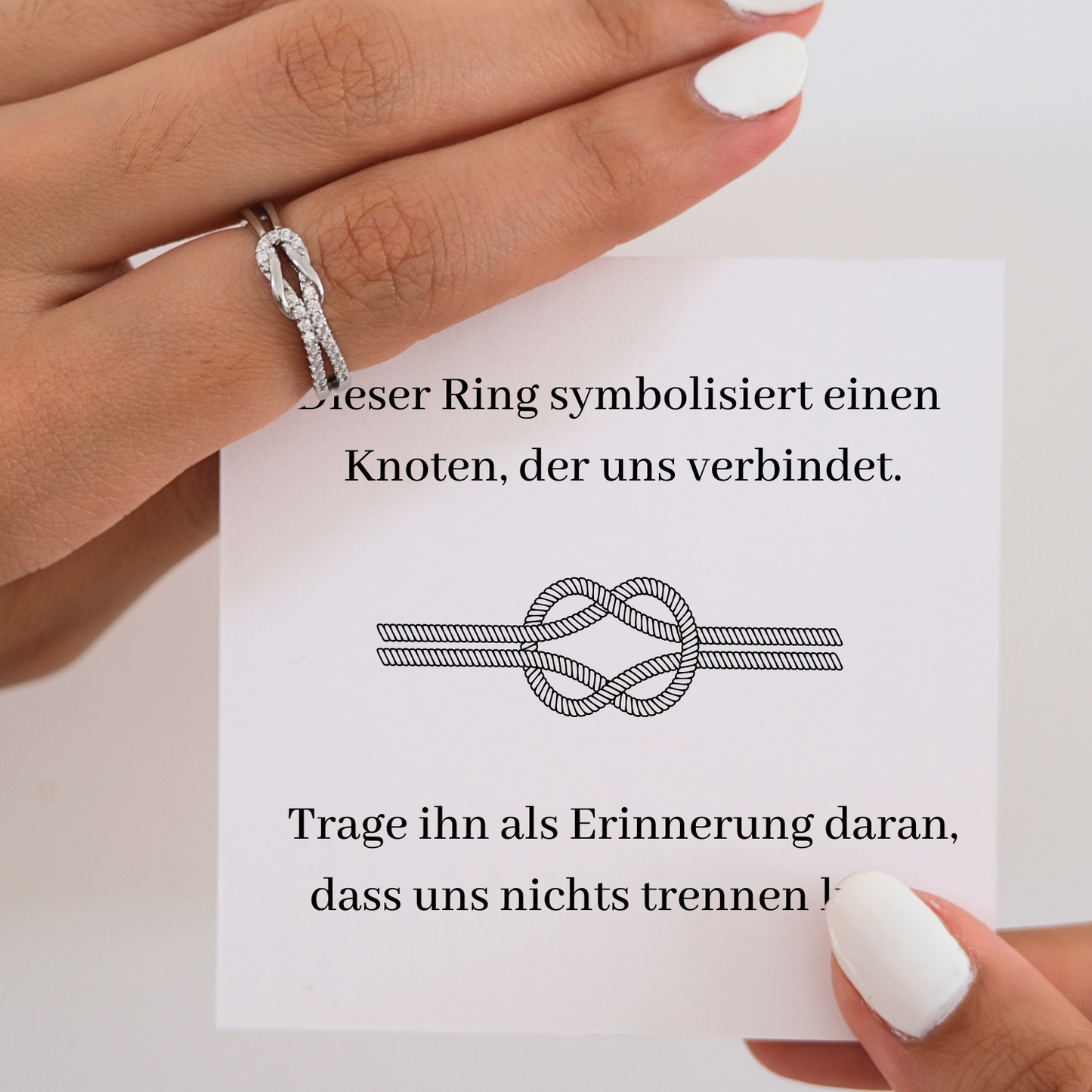 Liebesknoten Ring S925