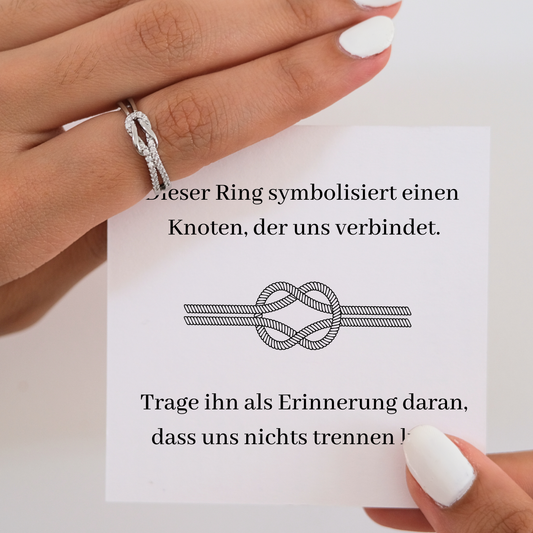 Liebesknoten Ring S925