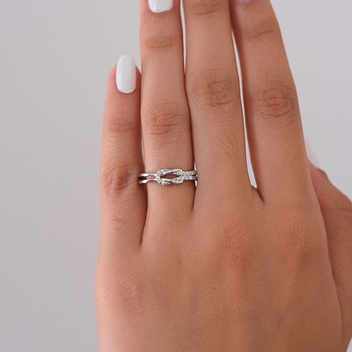 Liebesknoten Ring S925