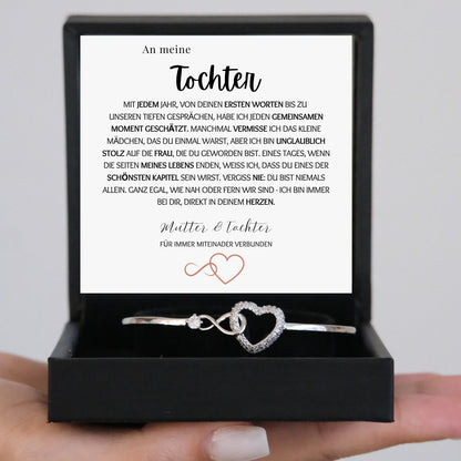 Infinity-Liebe-Armband für Tochter-Ein Geschenk von Mama – B10-T178-v1