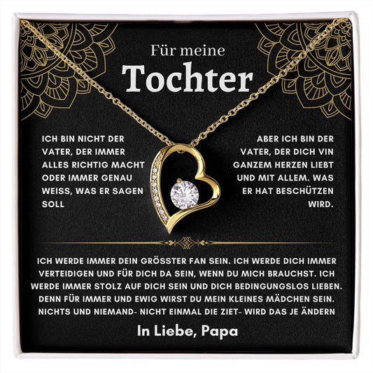 Ausführung Herz Halskette für Tochter- Ein liebevolles Geschenk von Papa