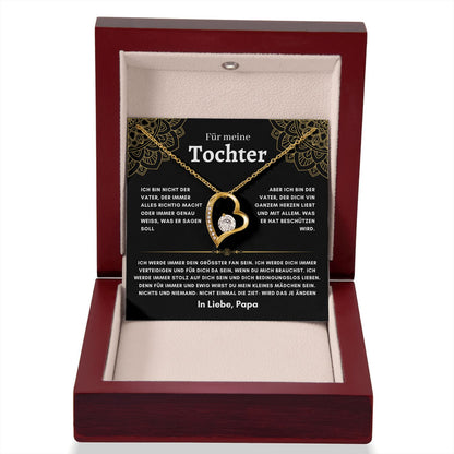 Ausführung Herz Halskette für Tochter- Ein liebevolles Geschenk von Papa