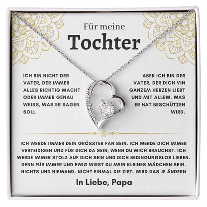 Ausführung Herz Halskette für Tochter- Ein liebevolles Geschenk von Papa