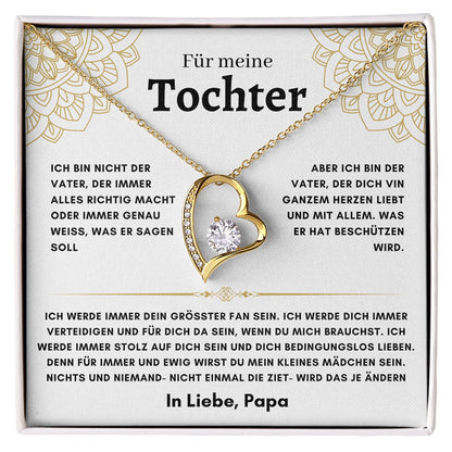 Ausführung Herz Halskette für Tochter- Ein liebevolles Geschenk von Papa