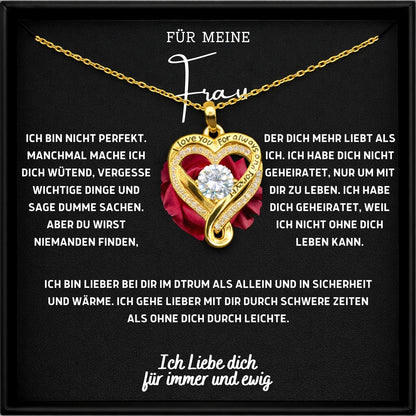 Herz Halskette für Ehefrau | Ein zeitloses Symbol der Liebe