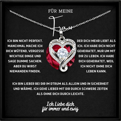 Herz Halskette für Ehefrau | Ein zeitloses Symbol der Liebe