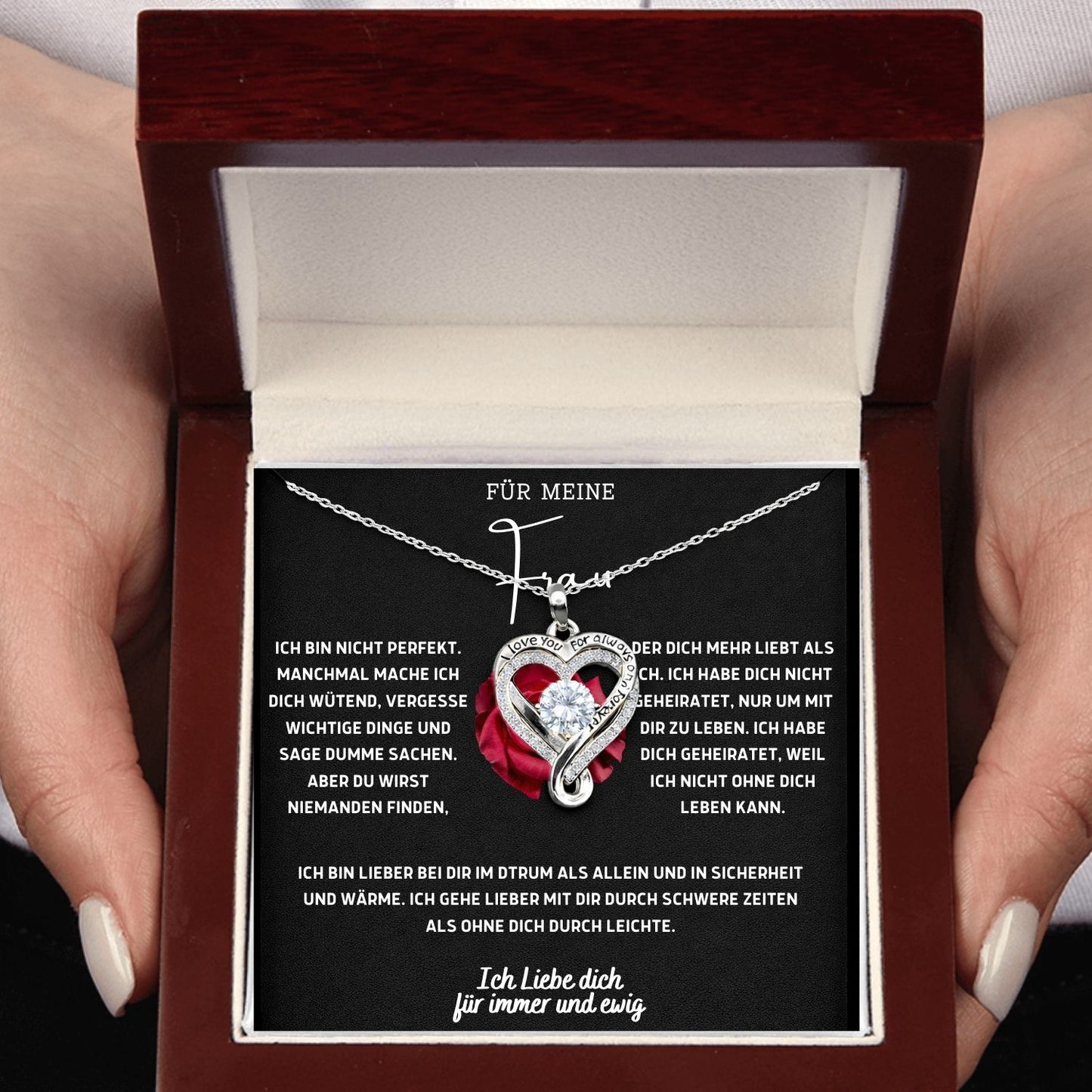 Herz Halskette für Ehefrau | Ein zeitloses Symbol der Liebe
