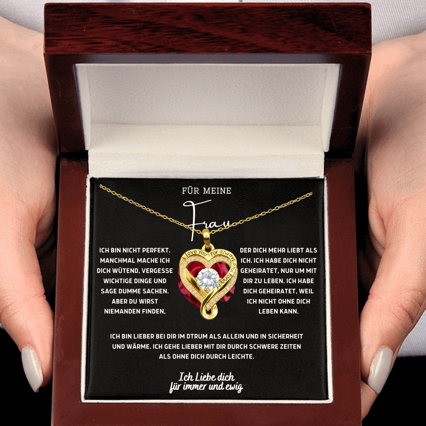 Herz Halskette für Ehefrau | Ein zeitloses Symbol der Liebe
