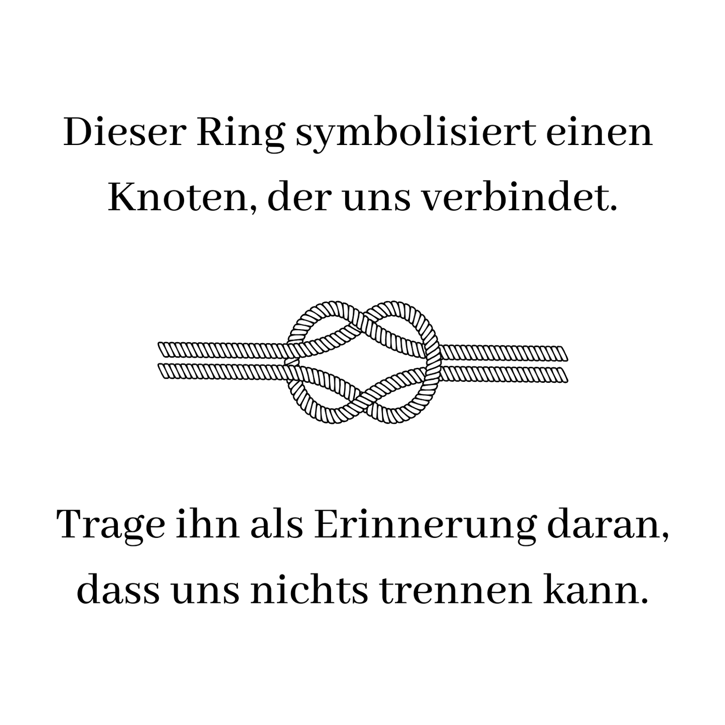 Liebesknoten Ring S925