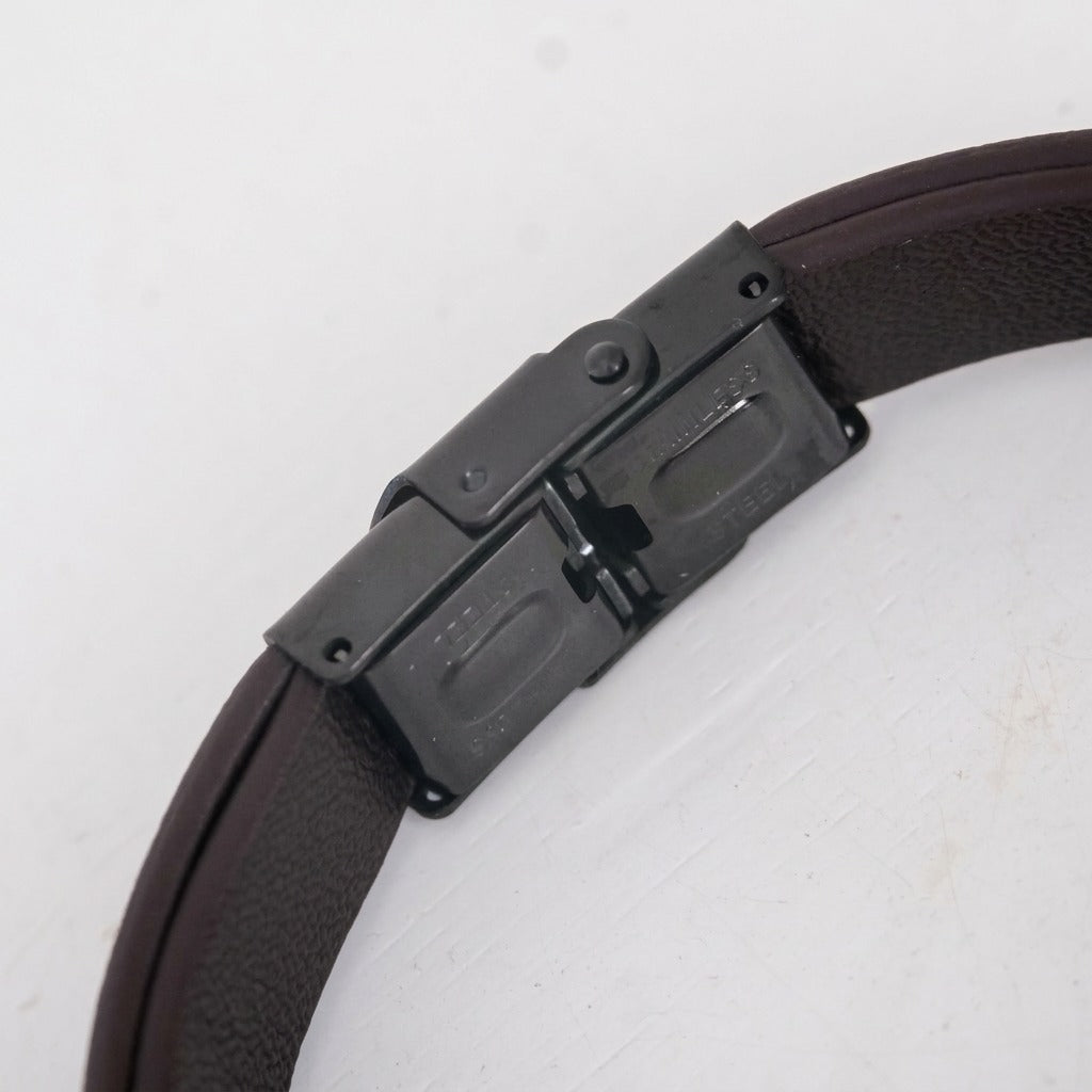 Sluiting van de verstelbare leren armband
