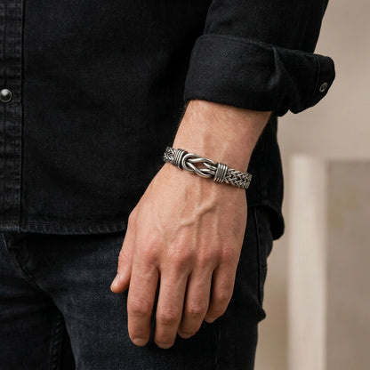 Für meinen Mann – Deluxe Infinity Armband aus Edelstahl