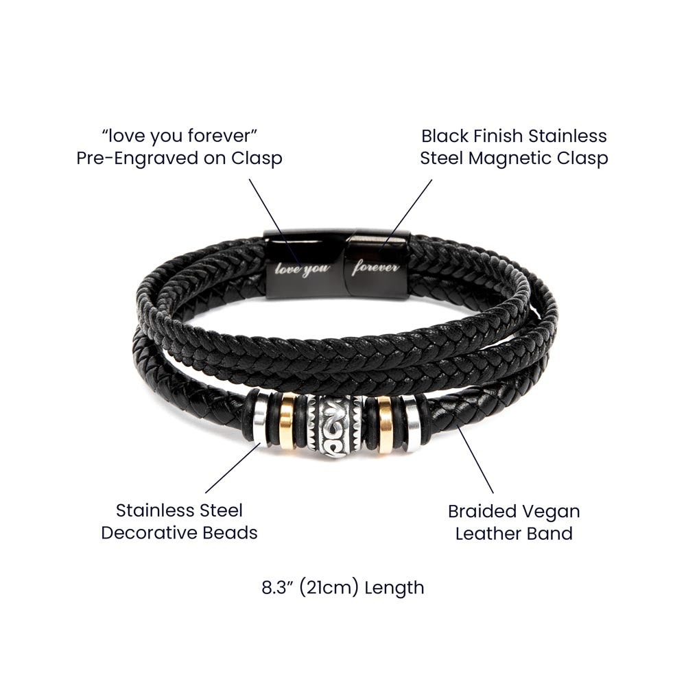 Für meinen Sohn – Herrenarmband „Der stolzeste Moment“