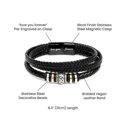 Für meinen Sohn – Herrenarmband „Der stolzeste Moment“