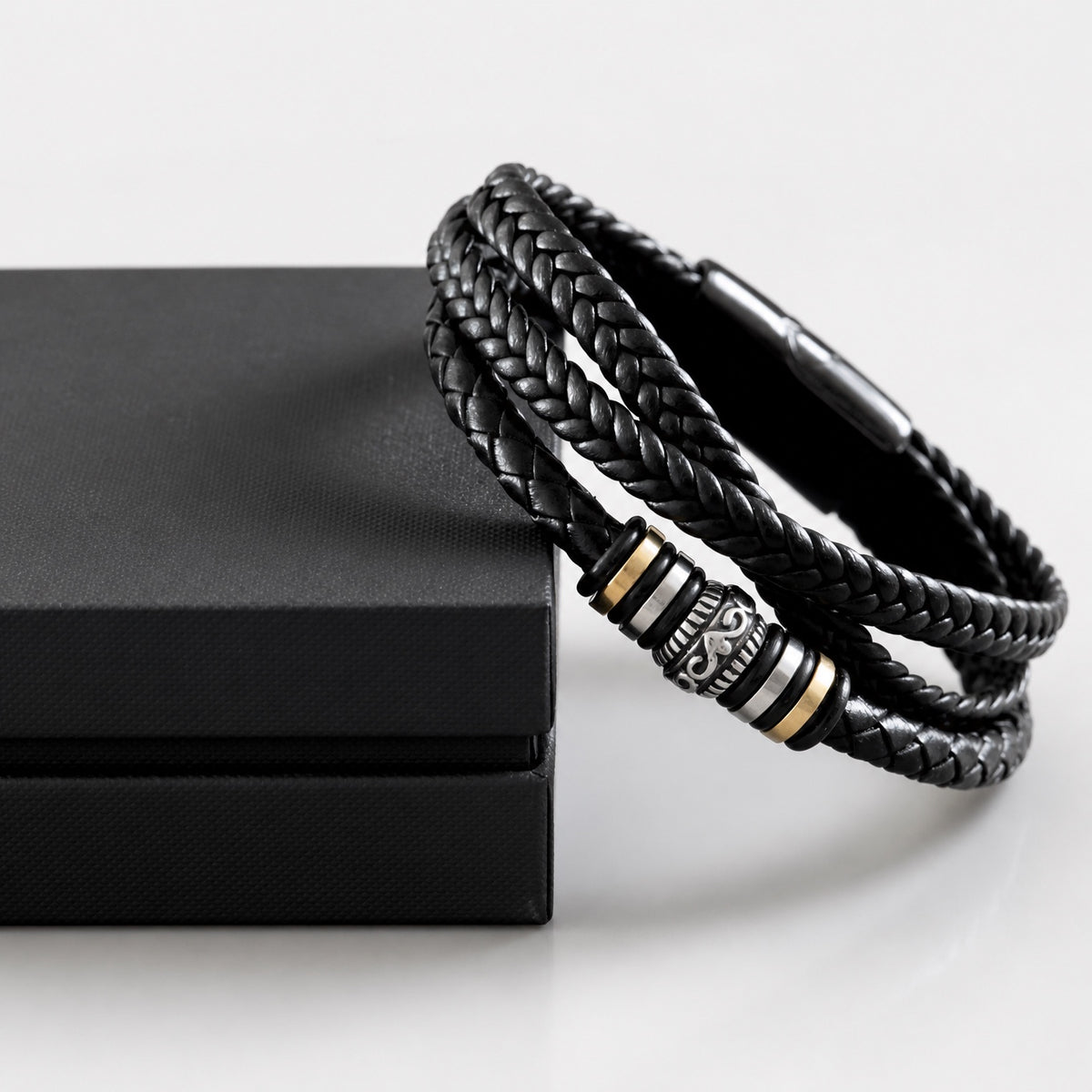 Für meinen Mann – Armband aus veganem Leder
