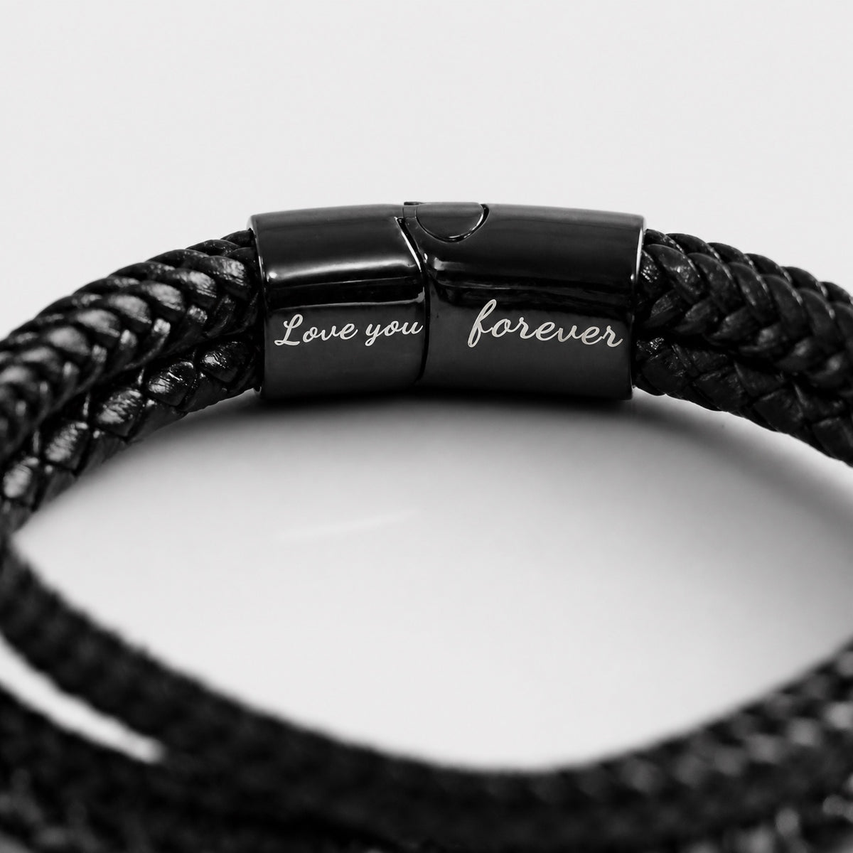 Für meinen Mann – Armband aus veganem Leder
