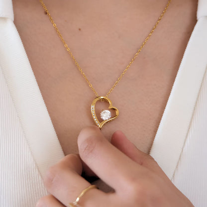 Ewige Rose – Herz-Halskette – Für meinen Schatz-L2-T12-APPEL BOX