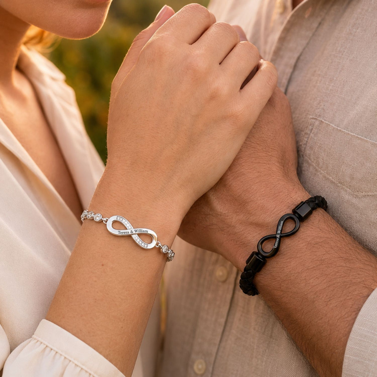 Infinity armbanden voor koppels, voor hem en haar