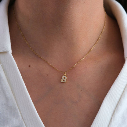 Initialen-Kette - An meine große Liebe - L25-T11