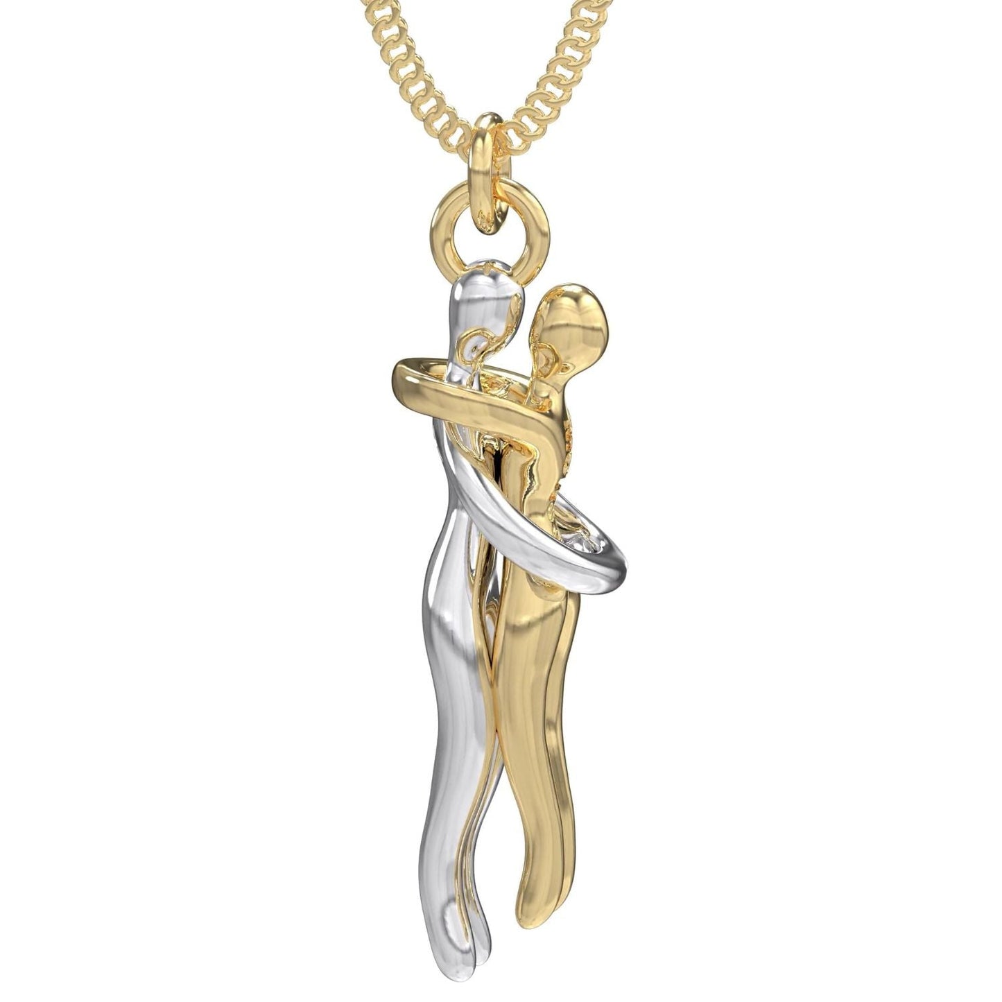 L6-T92 Umarmung Ketting + Umarmung Ring