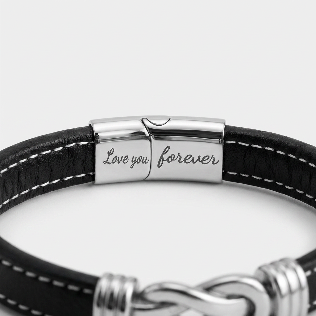 Für meinen Sohn – Infinity Armband „Der stolzeste Moment“