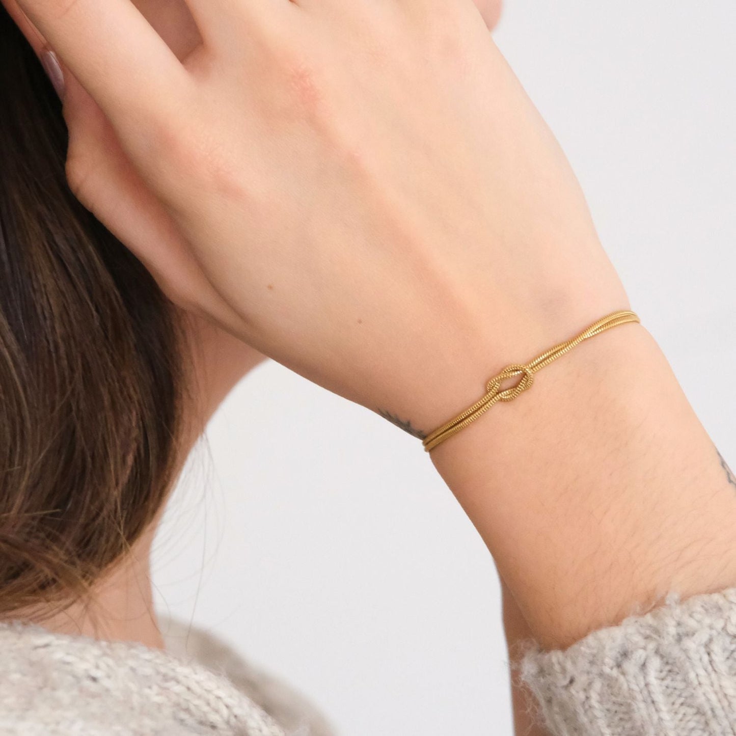 An meine Tochter - Liebesknoten-Armband - B11-T178