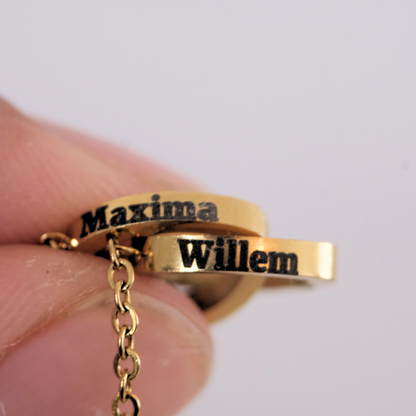 Ewige Rosenbox – Personalisierte Halskette & Echte Rose - L21-MINI-ROSE